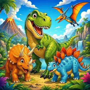 Free printable dinosaur coloring pages for kids