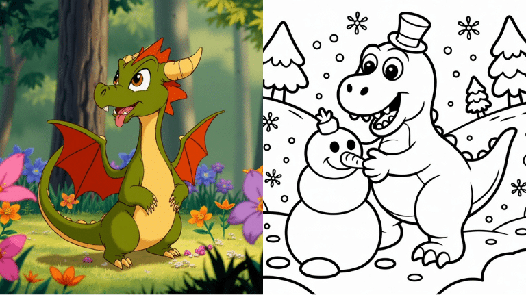Cute Baby Dinosaur Coloring Pages – Free Printables 30