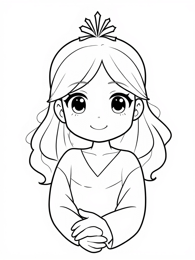 Free Printable Cute Mermaid Coloring Pages 3 cute mermaid #2025